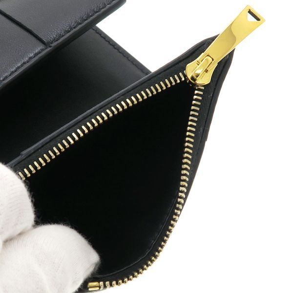 Bottega Veneta Cassette Trifold Zipper Wallet — view 4
