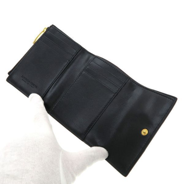 Bottega Veneta Cassette Trifold Zipper Wallet — view 3