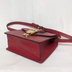 Gucci Sylvie Sherry Line Red Leather 2-Way Shoulder Bag — view 4