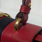 Gucci Sylvie Sherry Line Red Leather 2-Way Shoulder Bag — view 5