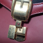 Gucci Sylvie Sherry Line Red Leather 2-Way Shoulder Bag — view 6