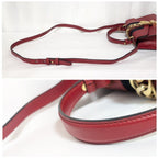 Gucci Sylvie Sherry Line Red Leather 2-Way Shoulder Bag — view 7