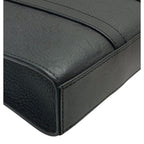 Louis Vuitton Monogram Sac Plat Cloth Handbag Taurillon Leather Black — view 4