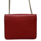 Gucci Shoulder Bag Interlocking Red Leather — view 3