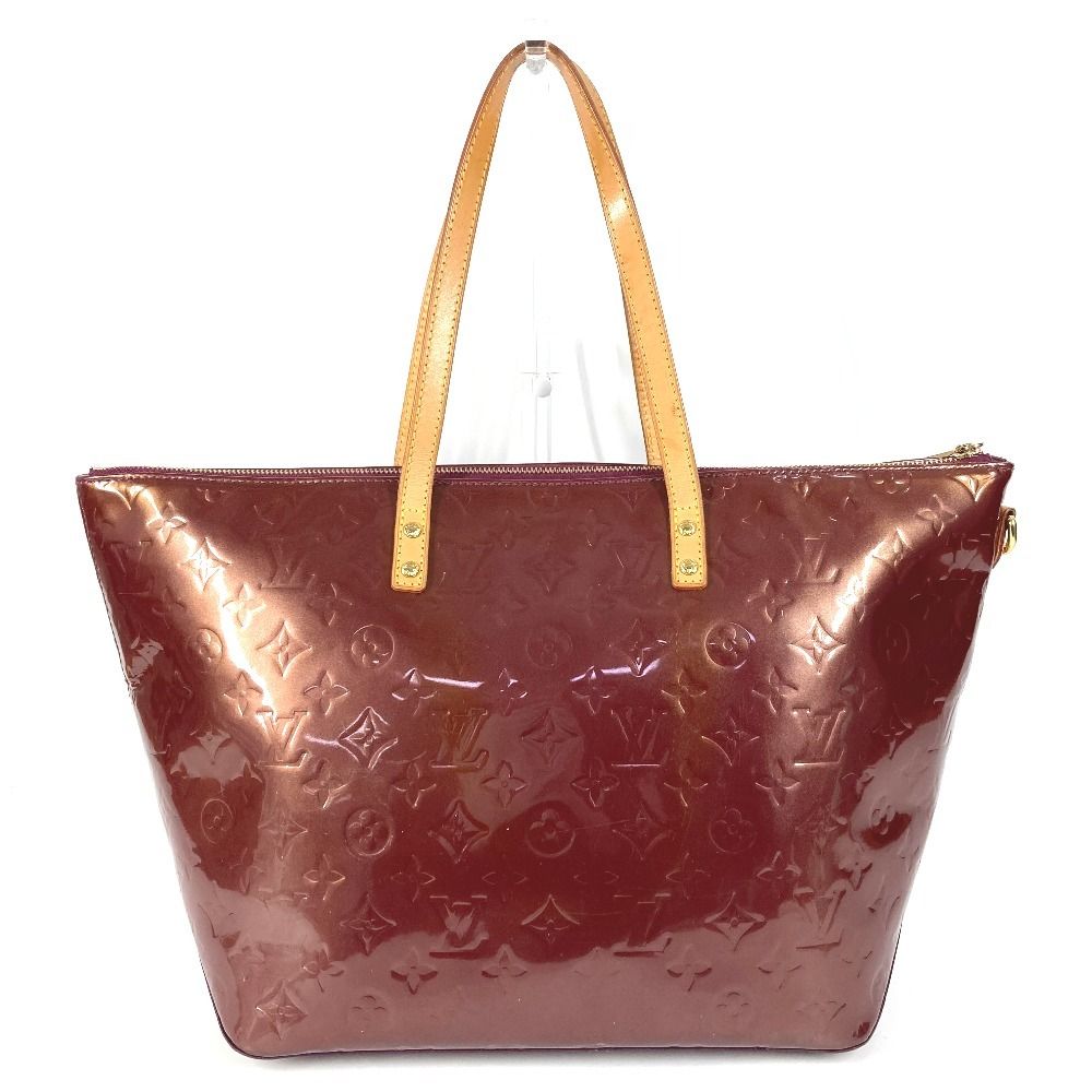 Louis Vuitton Shoulder Bag Bellevue GM Monogram Vernis Canvas Amarante Purple — view 2