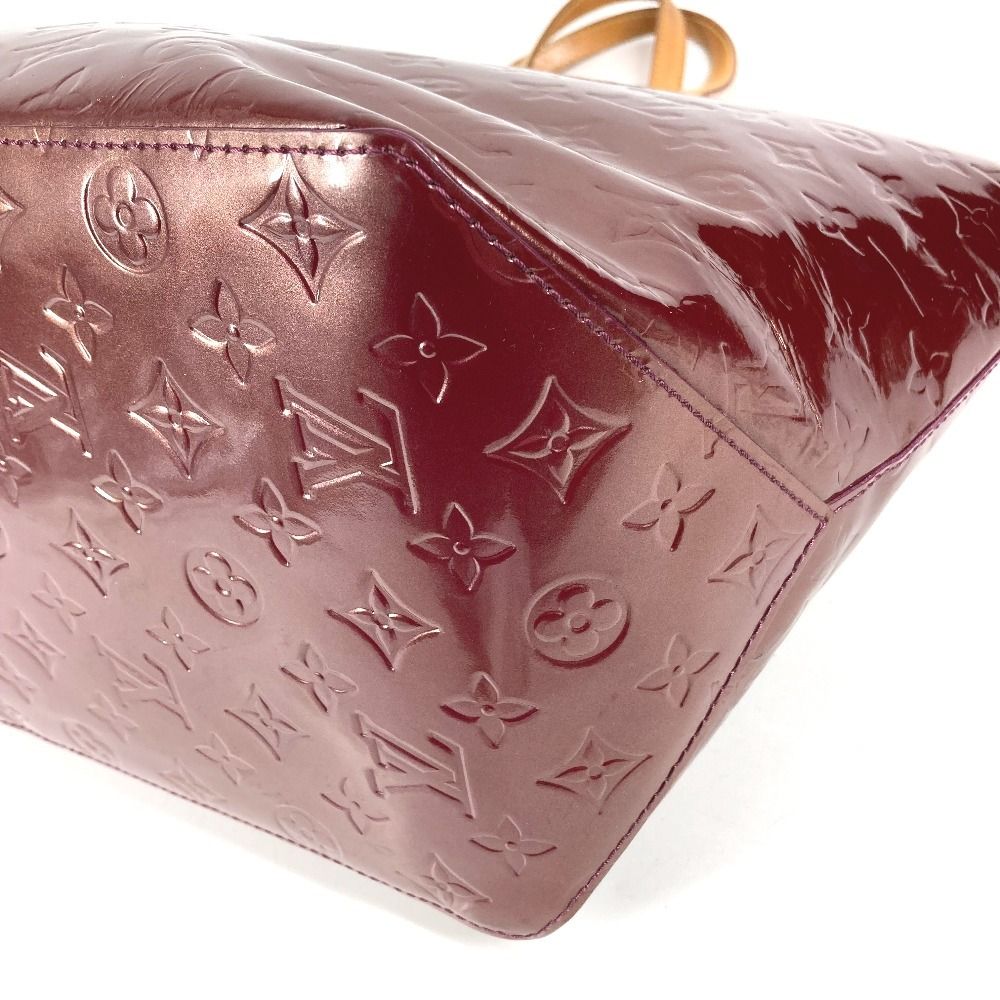 Louis Vuitton Shoulder Bag Bellevue GM Monogram Vernis Canvas Amarante Purple — view 6