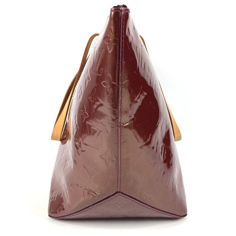 Louis Vuitton Shoulder Bag Bellevue GM Monogram Vernis Canvas Amarante Purple — view 3