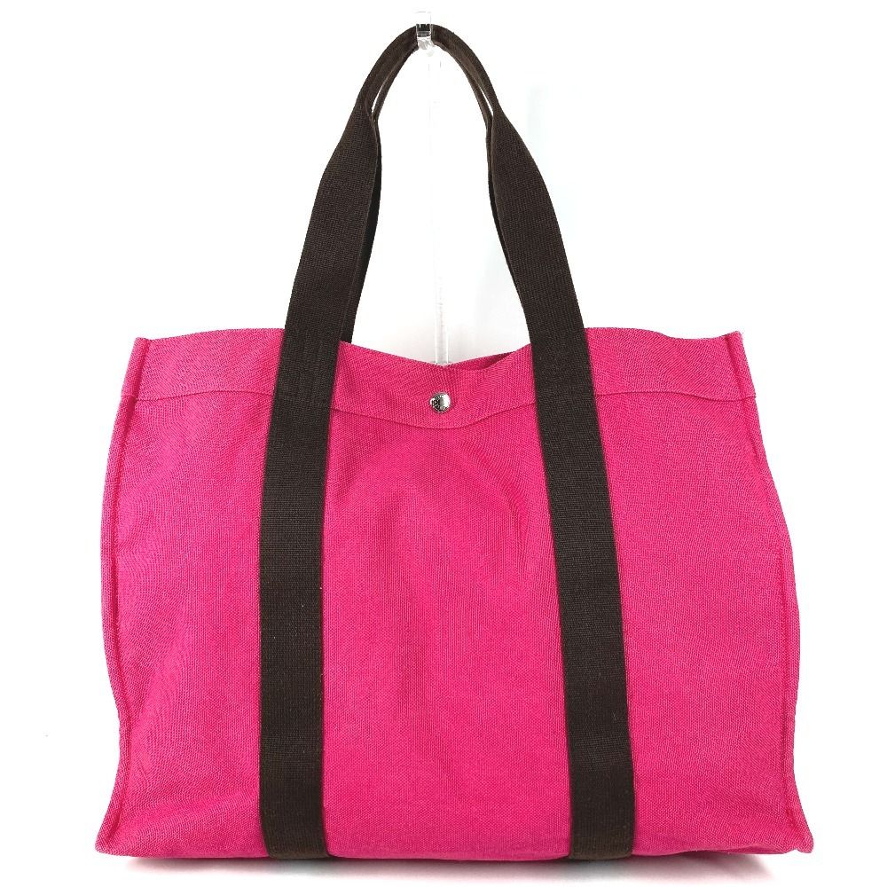 Hermes Shoulder Bag Sac Doplage GM Canvas Pink — view 3