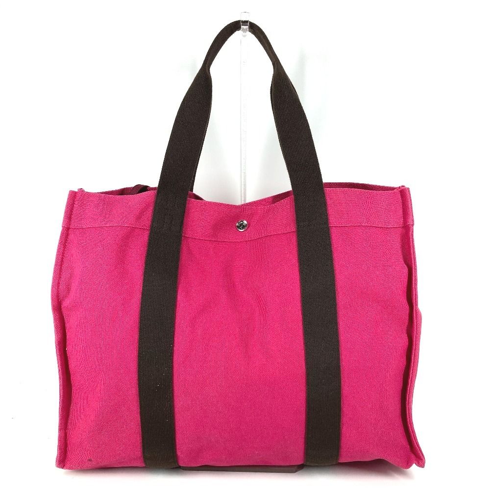 Hermes Shoulder Bag Sac Doplage GM Canvas Pink — view 2