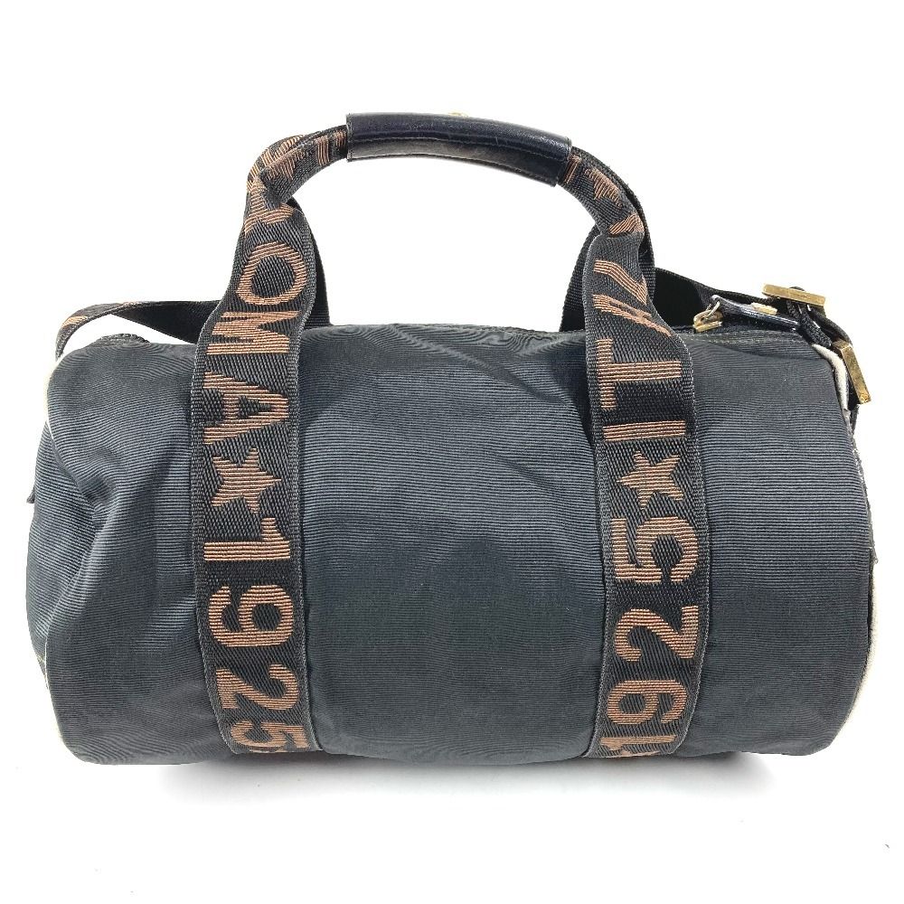 Fendi Shoulder Bag Logo Mini Nylon Black — view 3