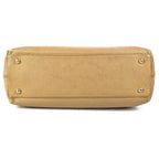 Chanel Shoulder Bag CC Logo Caviar Leather Beige — view 5