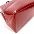 Louis Vuitton Tote Wilshire PM Monogram Vernis Canvas Pomme D'amour Red — view 7