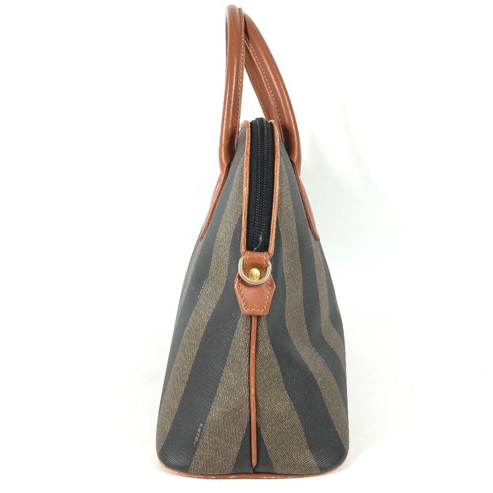 Fendi Tote Pecan Logo Leather Khaki — view 3