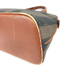Fendi Tote Pecan Logo Leather Khaki — view 6