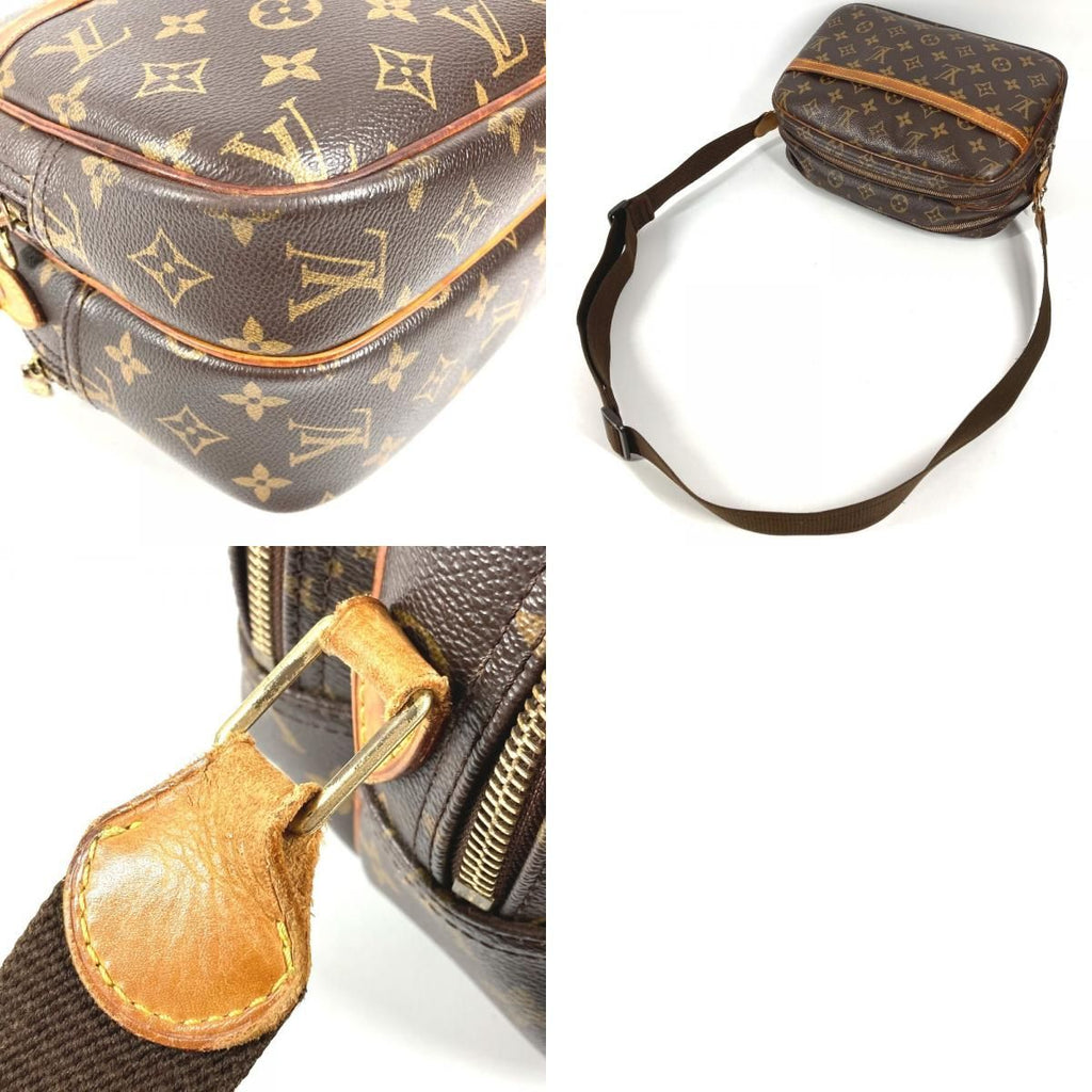 Louis Vuitton Shoulder Bag Reporter PM Monogram Canvas Brown — view 9