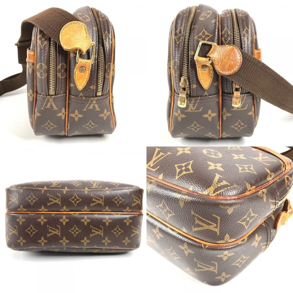 Louis Vuitton Shoulder Bag Reporter PM Monogram Canvas Brown — view 8