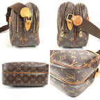 Louis Vuitton Shoulder Bag Reporter PM Monogram Canvas Brown — view 8