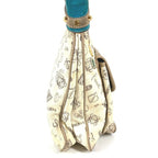 Loewe Shoulder Bag Anniversary Logo Leather Canvas Beige — view 4