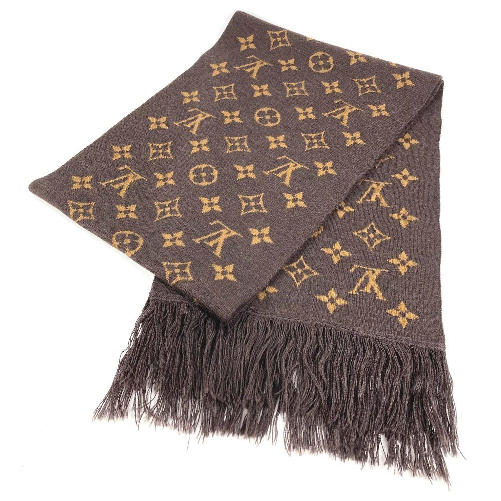 Louis Vuitton Scarf Echarpe LV Friends Wool Brown — view 2