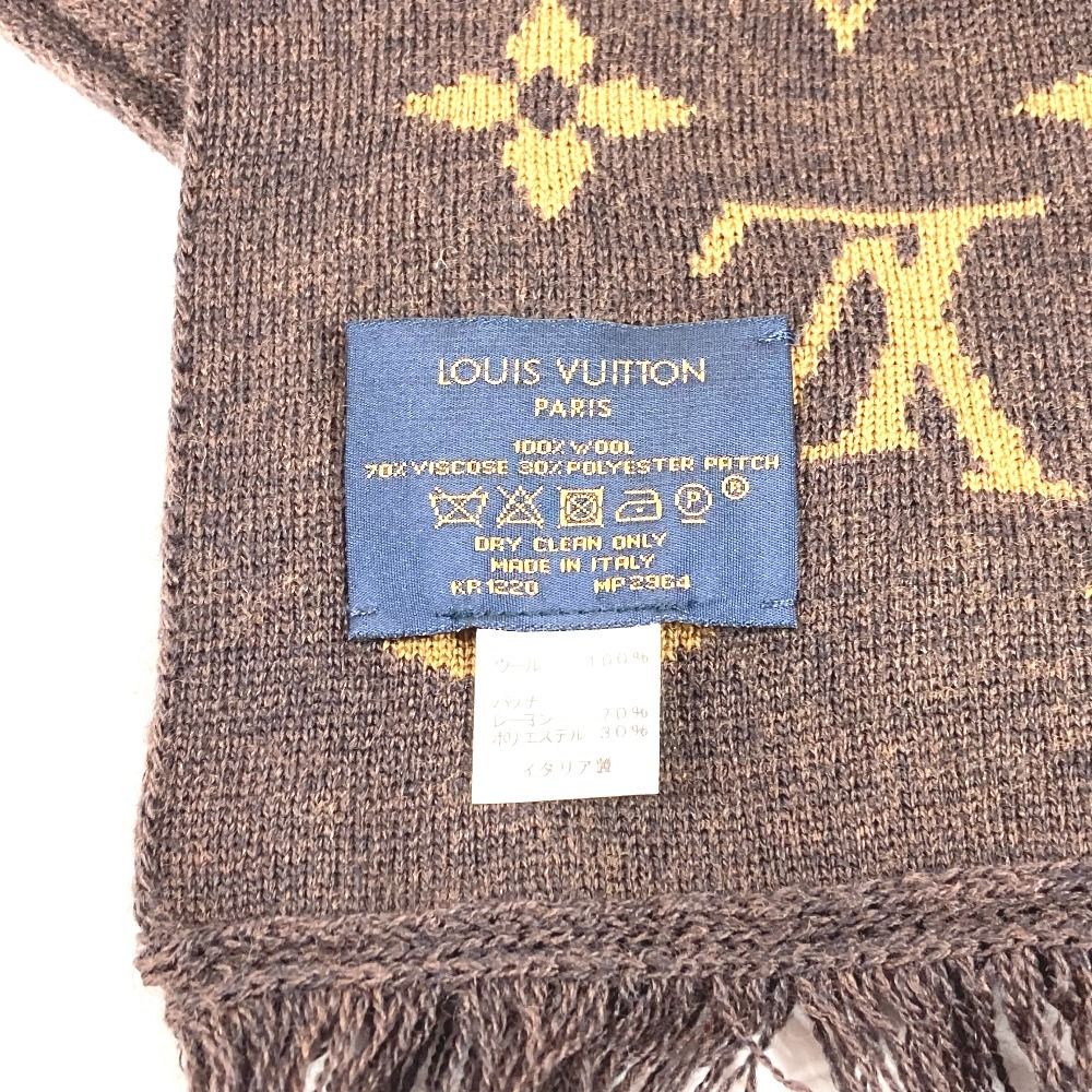 Louis Vuitton Scarf Echarpe LV Friends Wool Brown — view 5