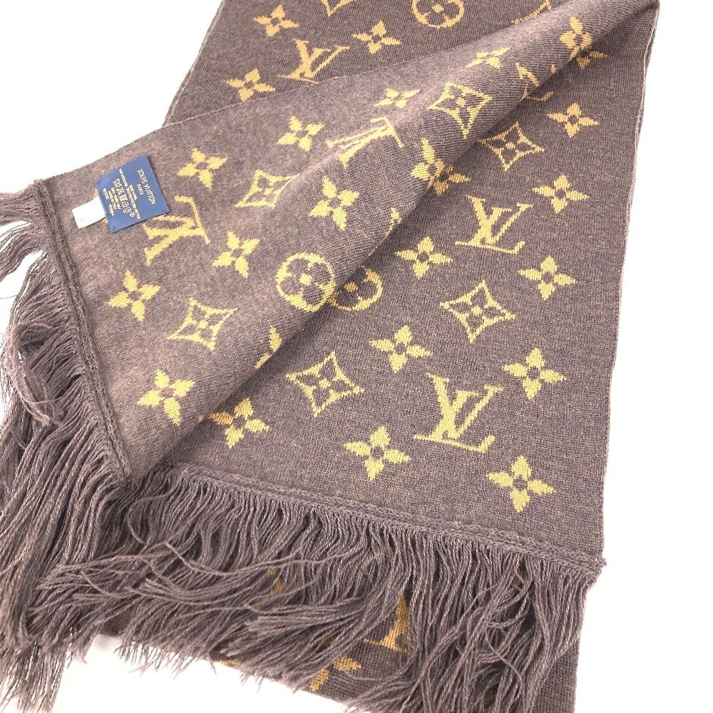 Louis Vuitton Scarf Echarpe LV Friends Wool Brown — view 4
