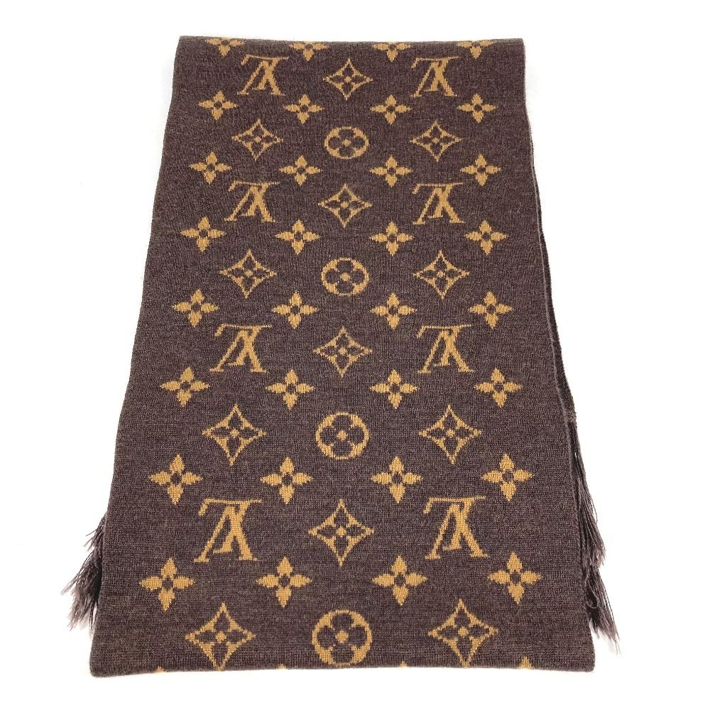Louis Vuitton Scarf Echarpe LV Friends Wool Brown — view 8