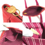 Louis Vuitton Tote Cabas MM Cotton Red — view 8