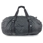 Louis Vuitton Boston Bag Practical Leather Nylon Black — view 2