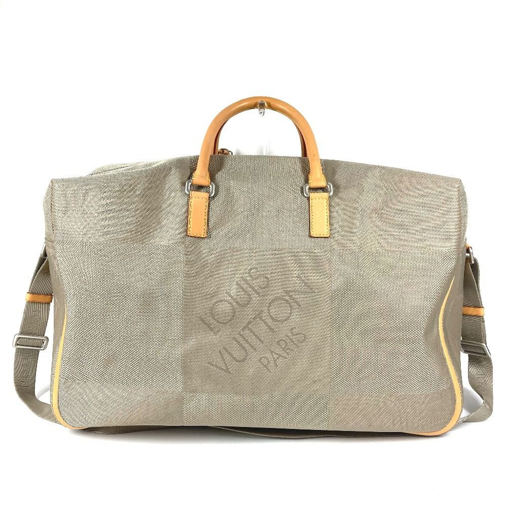 Louis Vuitton Boston Bag Souverain Damier Geant Canvas Sable Beige — view 2