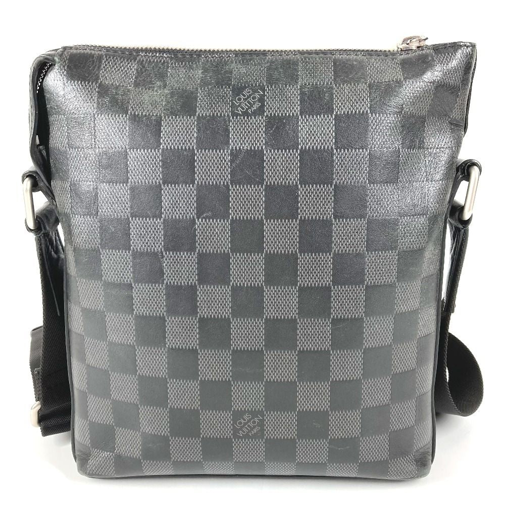 Louis Vuitton Shoulder Bag Discovery Messenger Damier Infini Leather Onyx Black — view 2