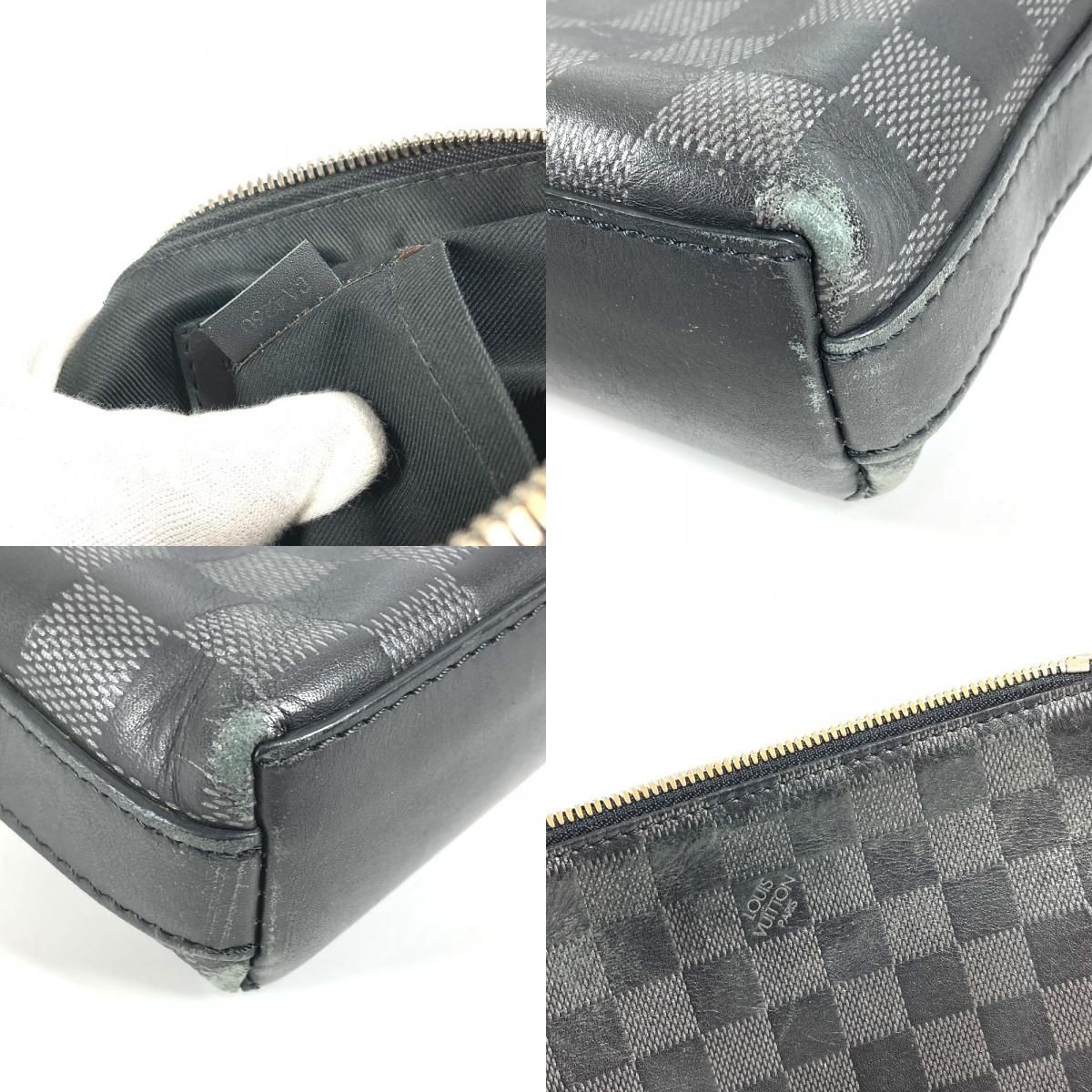 Louis Vuitton Shoulder Bag Discovery Messenger Damier Infini Leather Onyx Black — view 9