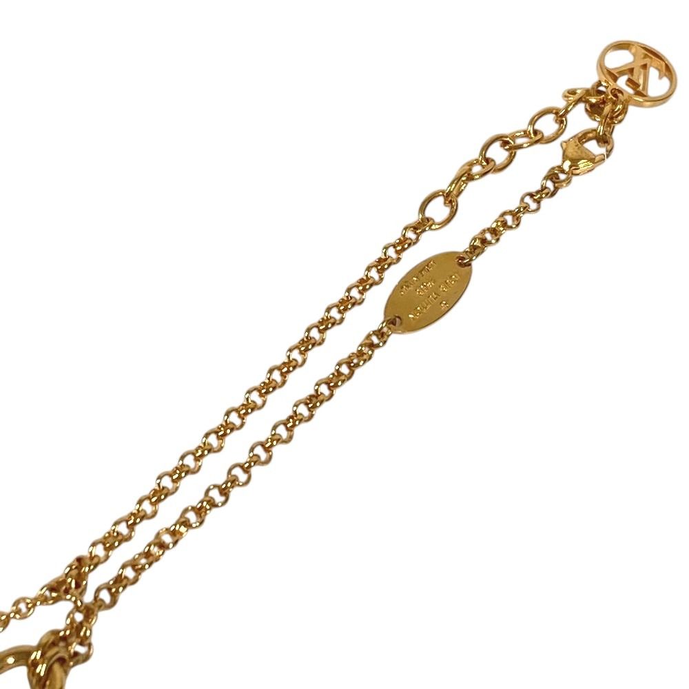 Louis Vuitton Bracelet Lvbracelet Lvlocky Metal Gold — view 9