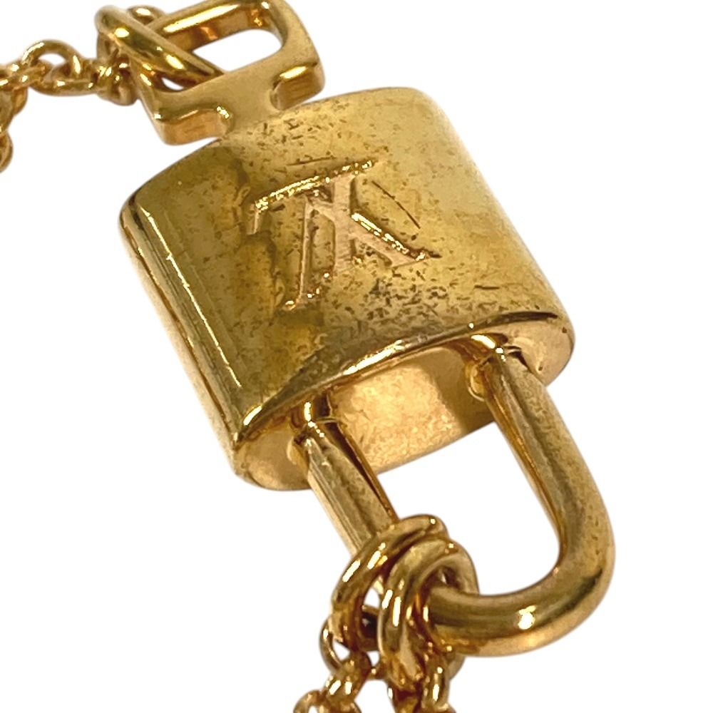 Louis Vuitton Bracelet Lvbracelet Lvlocky Metal Gold — view 4