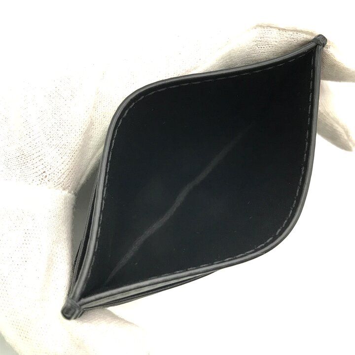 Bottega Veneta Leather Card Case Business Holder Regular Era Black — view 7