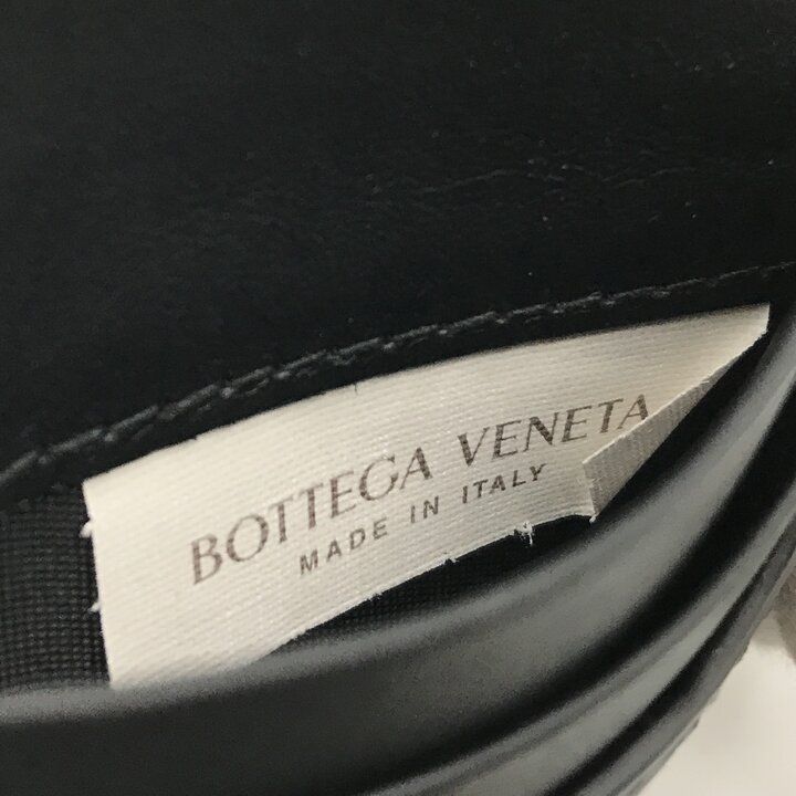 Bottega Veneta Leather Card Case Business Holder Regular Era Black — view 9