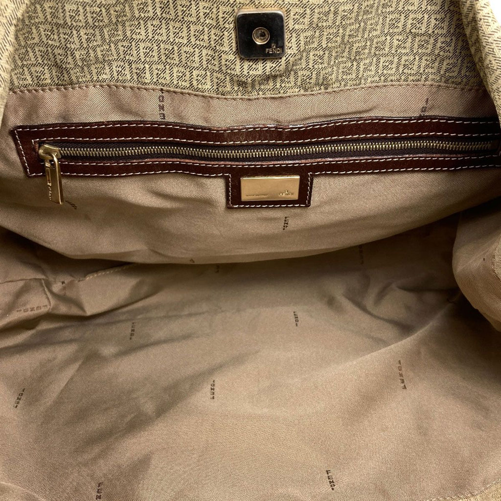 Fendi Zucchino Tote Canvas — view 5