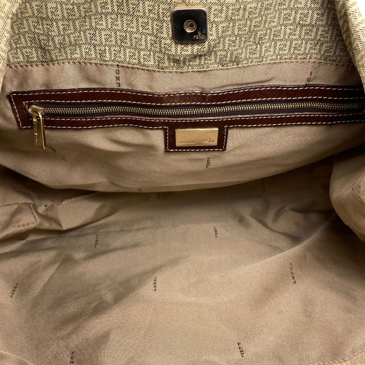 Fendi Zucchino Tote Canvas — view 5