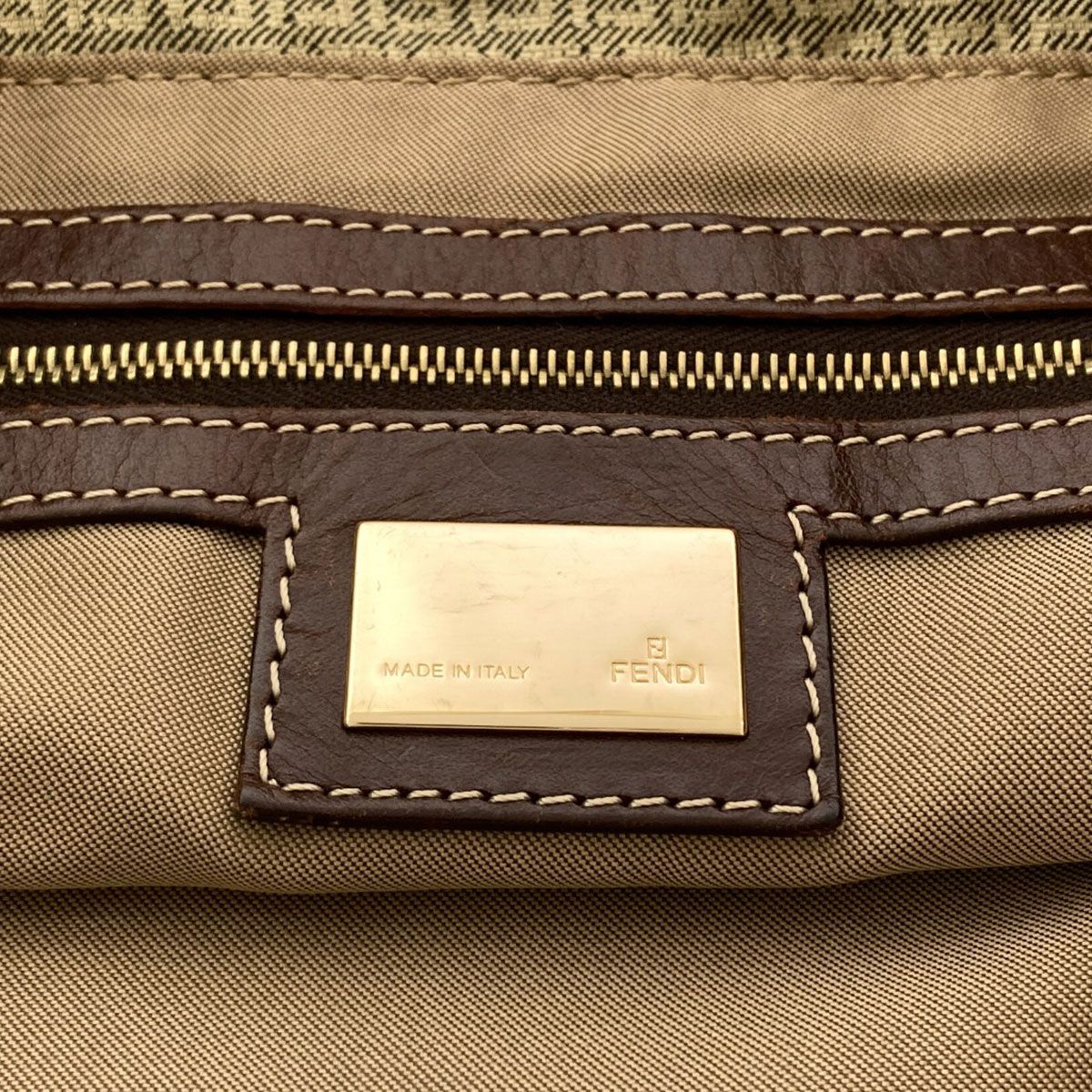 Fendi Zucchino Tote Canvas — view 6