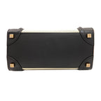 Celine Luggage Micro Handbag Canvas Leather — view 4