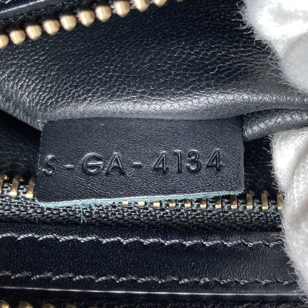 Celine Luggage Micro Handbag Canvas Leather — view 7