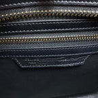 Celine Luggage Micro Handbag Canvas Leather — view 6