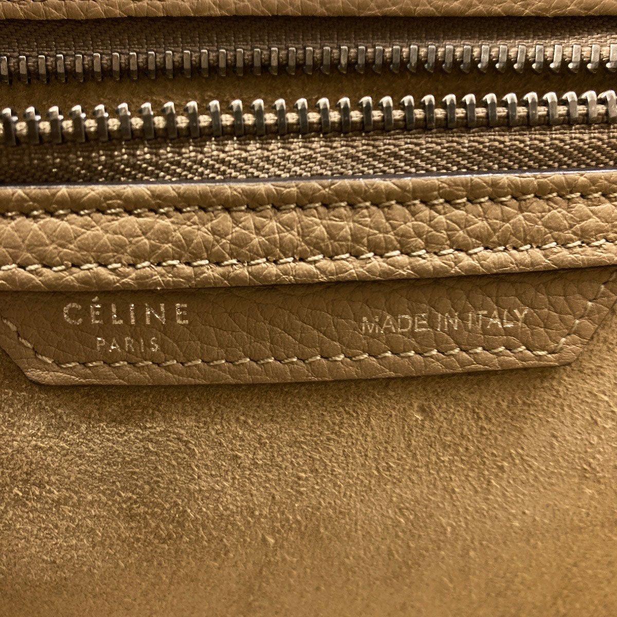 Celine Luggage Micro Handbag Calf — view 6