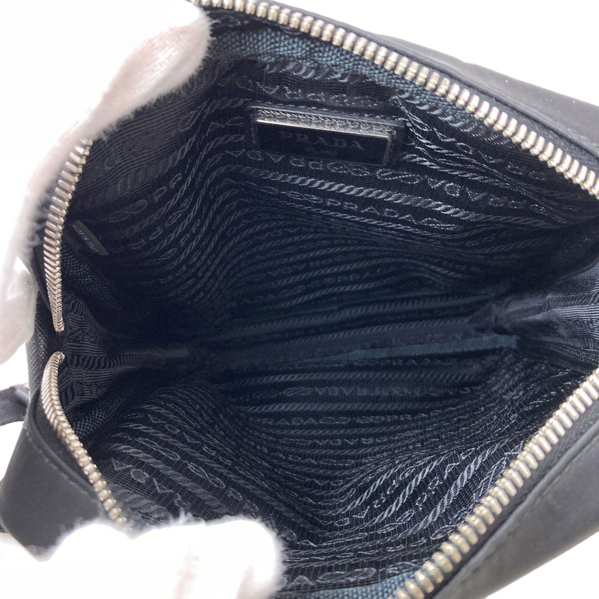 Prada Logo Shoulder Bag Nylon — view 5