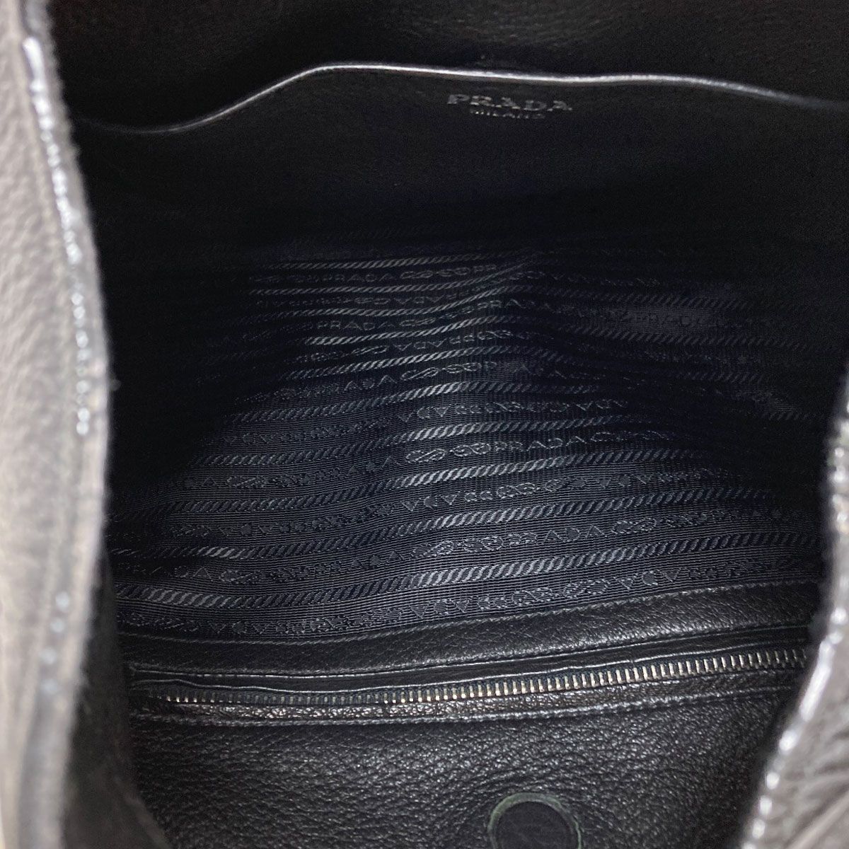 Prada Hobo Shoulder Bag Calf — view 5