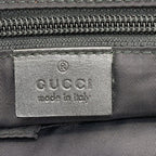 Gucci Logo Motif Boston Bag Canvas — view 6