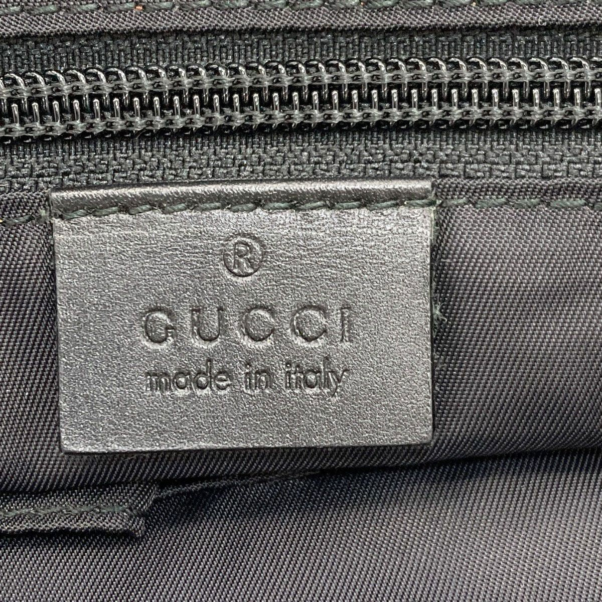 Gucci Logo Motif Boston Bag Canvas — view 6