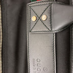 Gucci Logo Motif Boston Bag Canvas — view 9