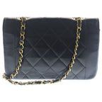Chanel Diana 22 Chain Shoulder Bag Lambskin Black Gold — view 2