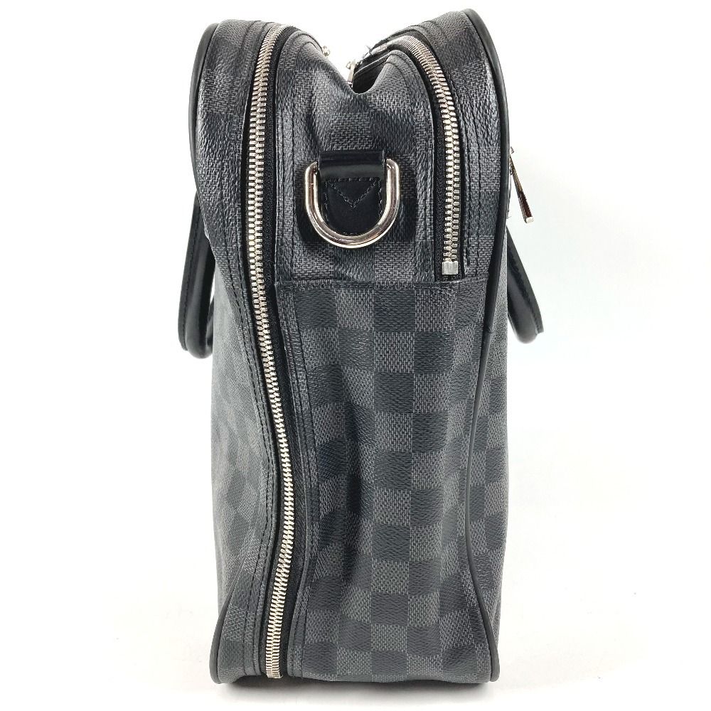 Louis Vuitton Business Bag Overnight Damier Graphite Canvas Black — view 4