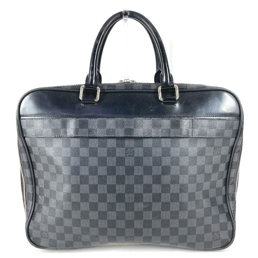 Louis Vuitton Business Bag Overnight Damier Graphite Canvas Black — view 2